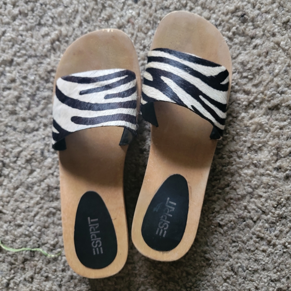 Size 8 vintage esprit clogs